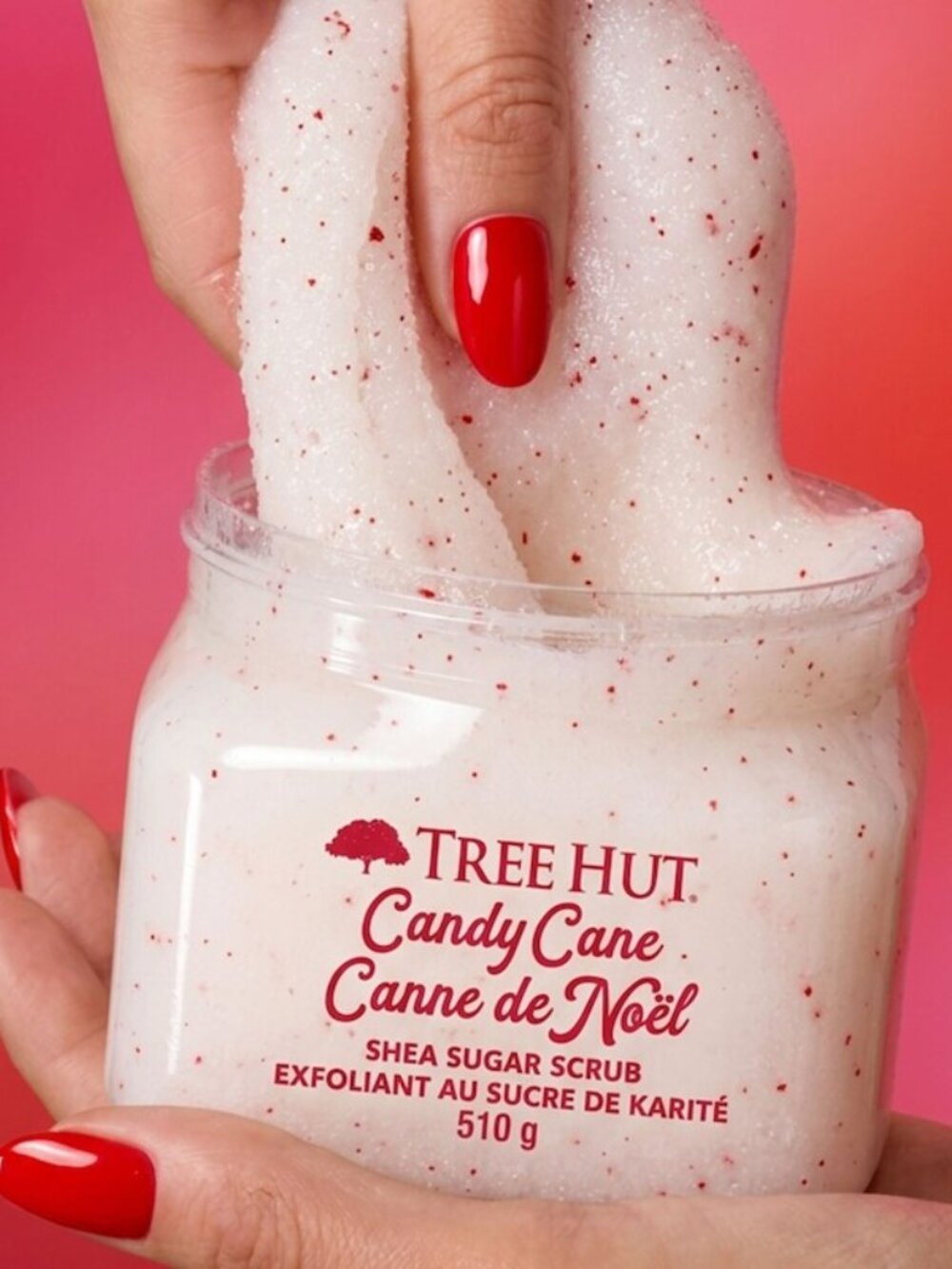 Tree Hut Candy Cane Shea Sugar Scrub 18 oz